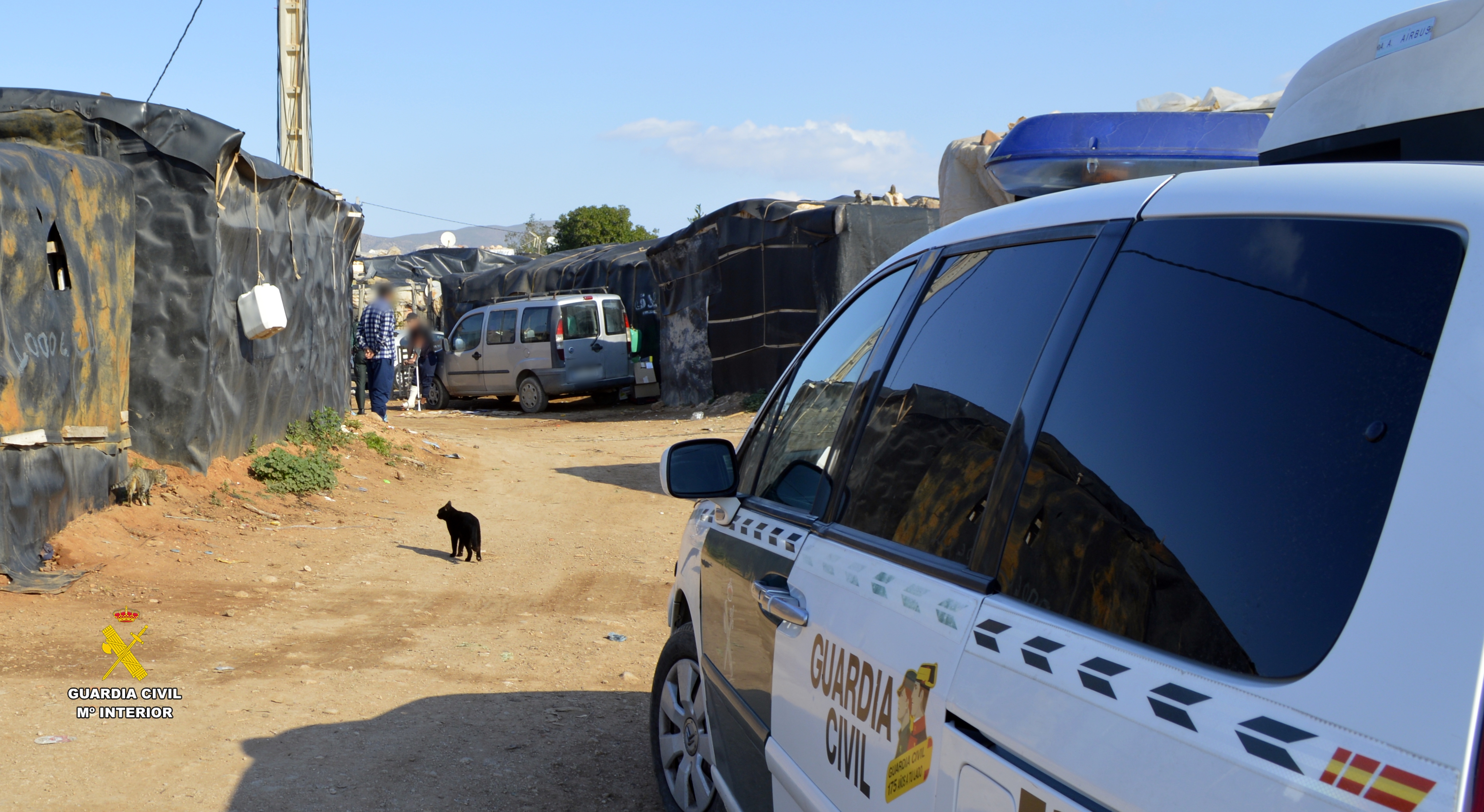 11 menor loclizada guardia civil chabolas almeria