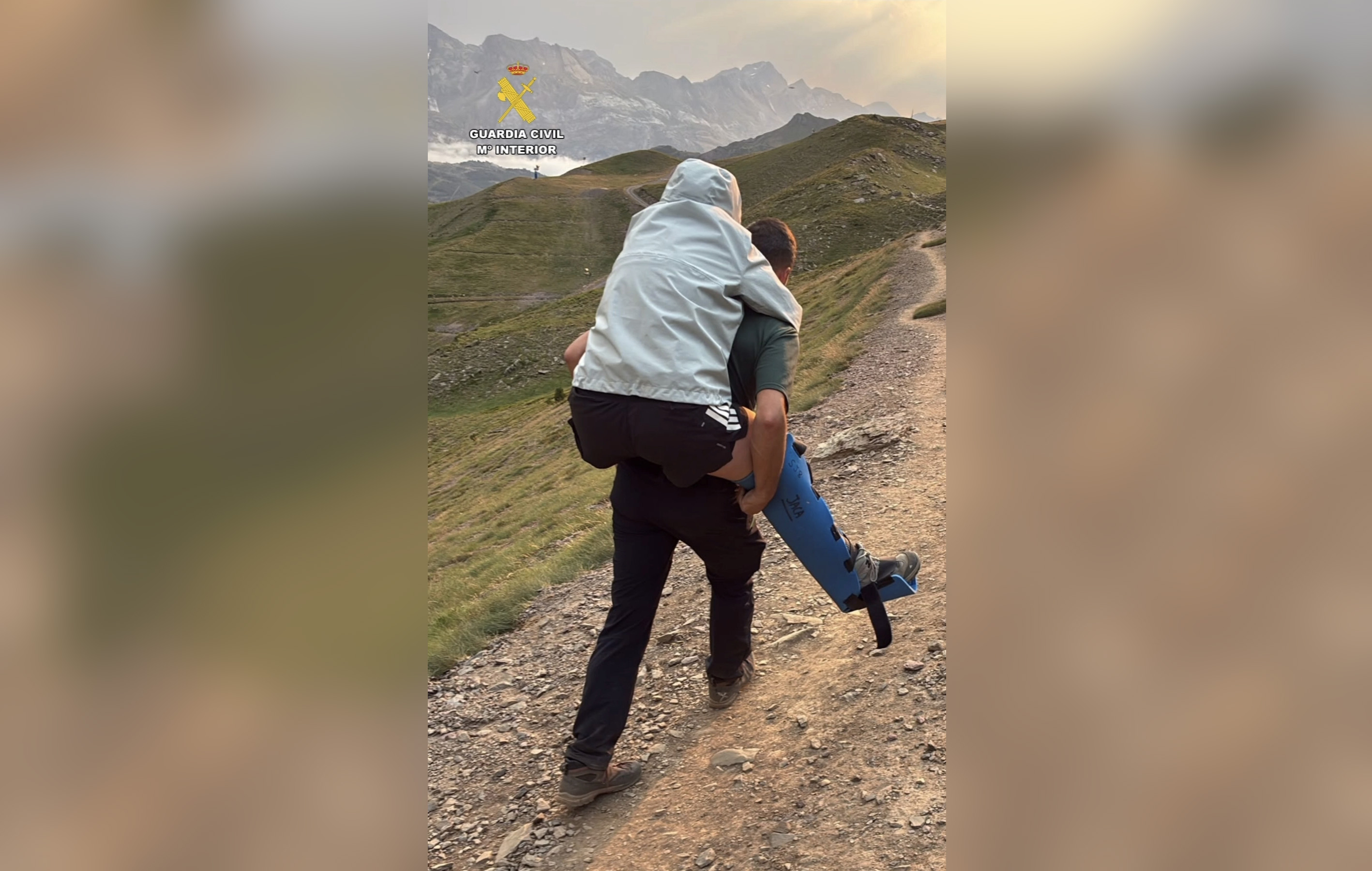 16 julio. rescate senderista Astún 1