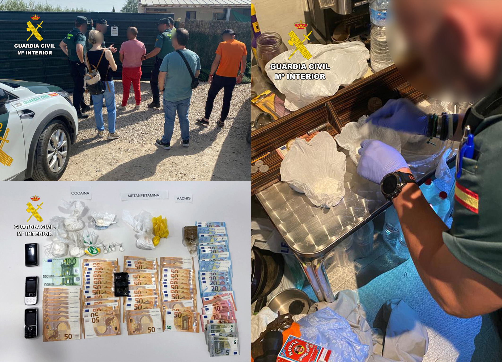 20230724 DETENIDOS TRAFICO DROGA ATENTADO Y ROBO TOTANA tres