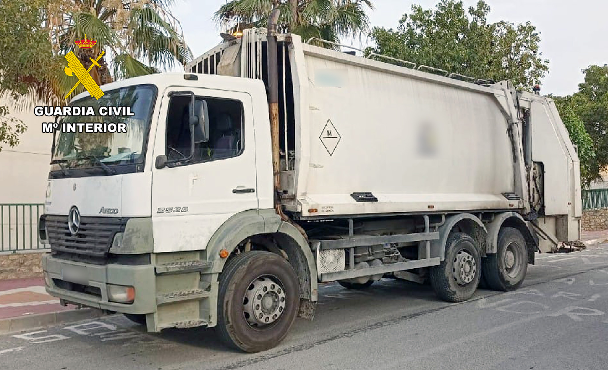 20250624 SUSTRACCION CAMION BASURA ALBUDEITE MULA 01