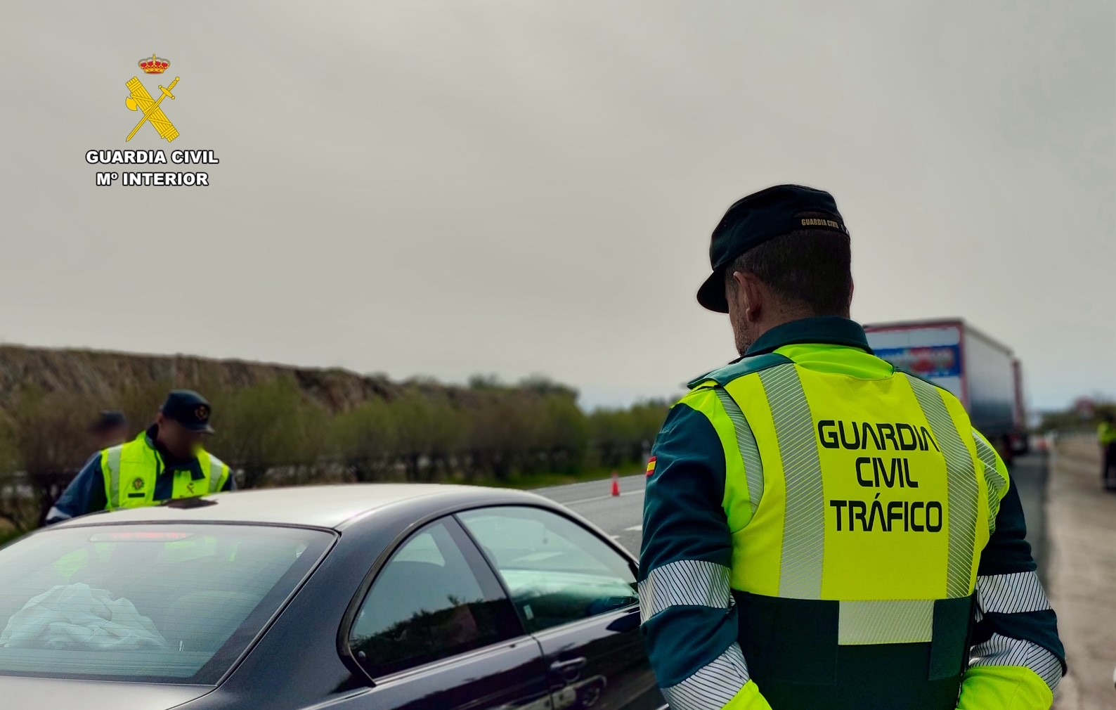 Agentes de Tráfico en imagen de archivo