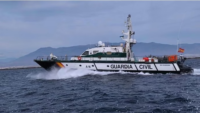 Captura de pantalla embarcacion guardia civilxx