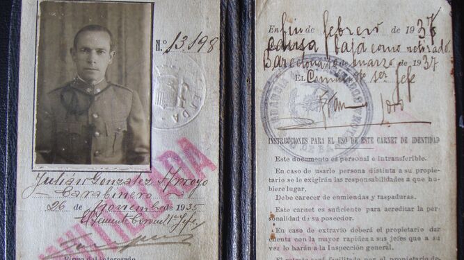 Carnet Julian Gonzalez Compania Mayorga