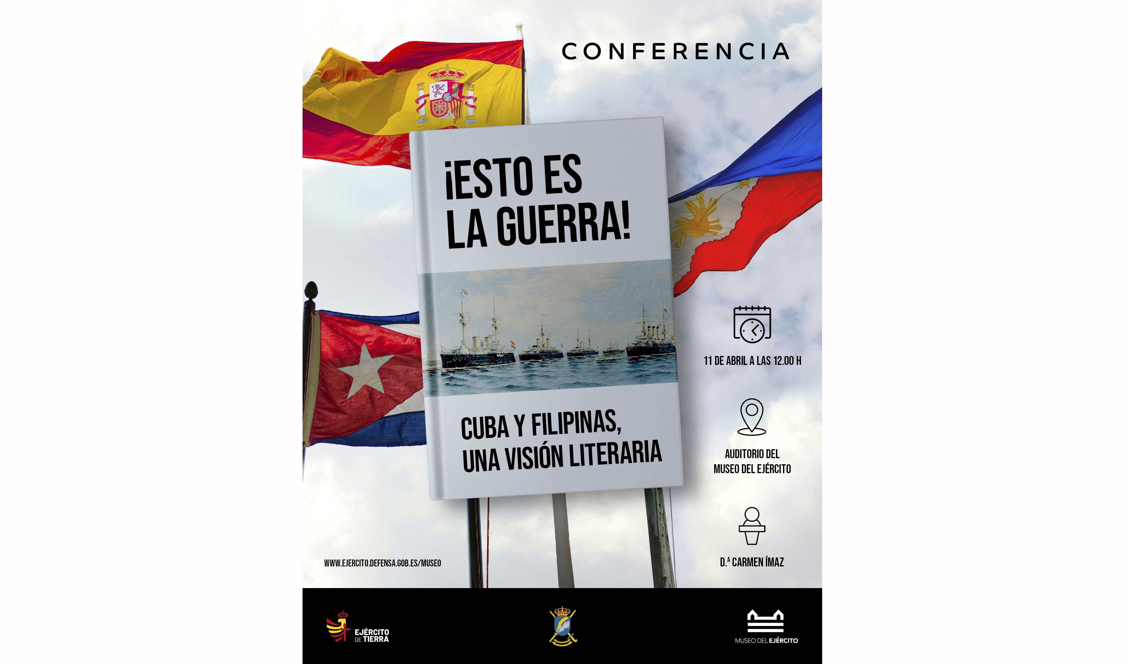 Cartel Conferencia Cuba y Filipinas