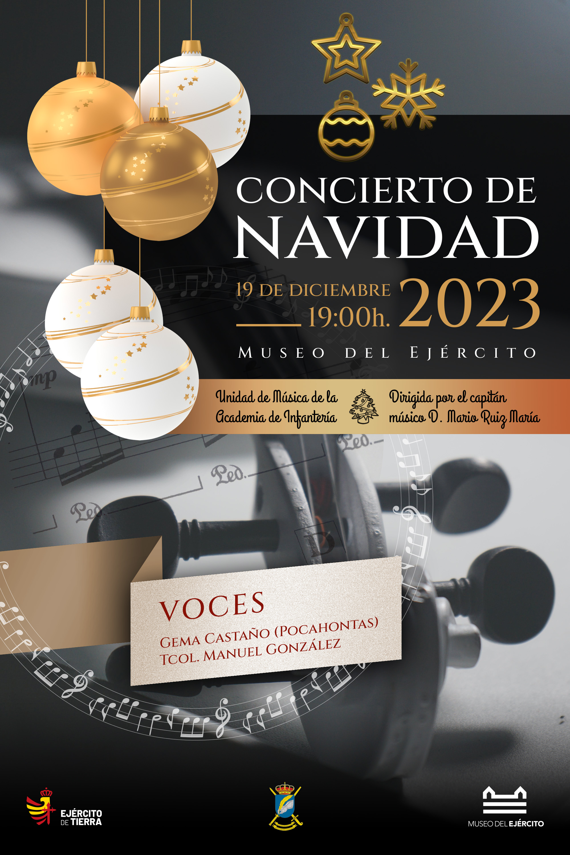 Cartel concierto Navidad 2023