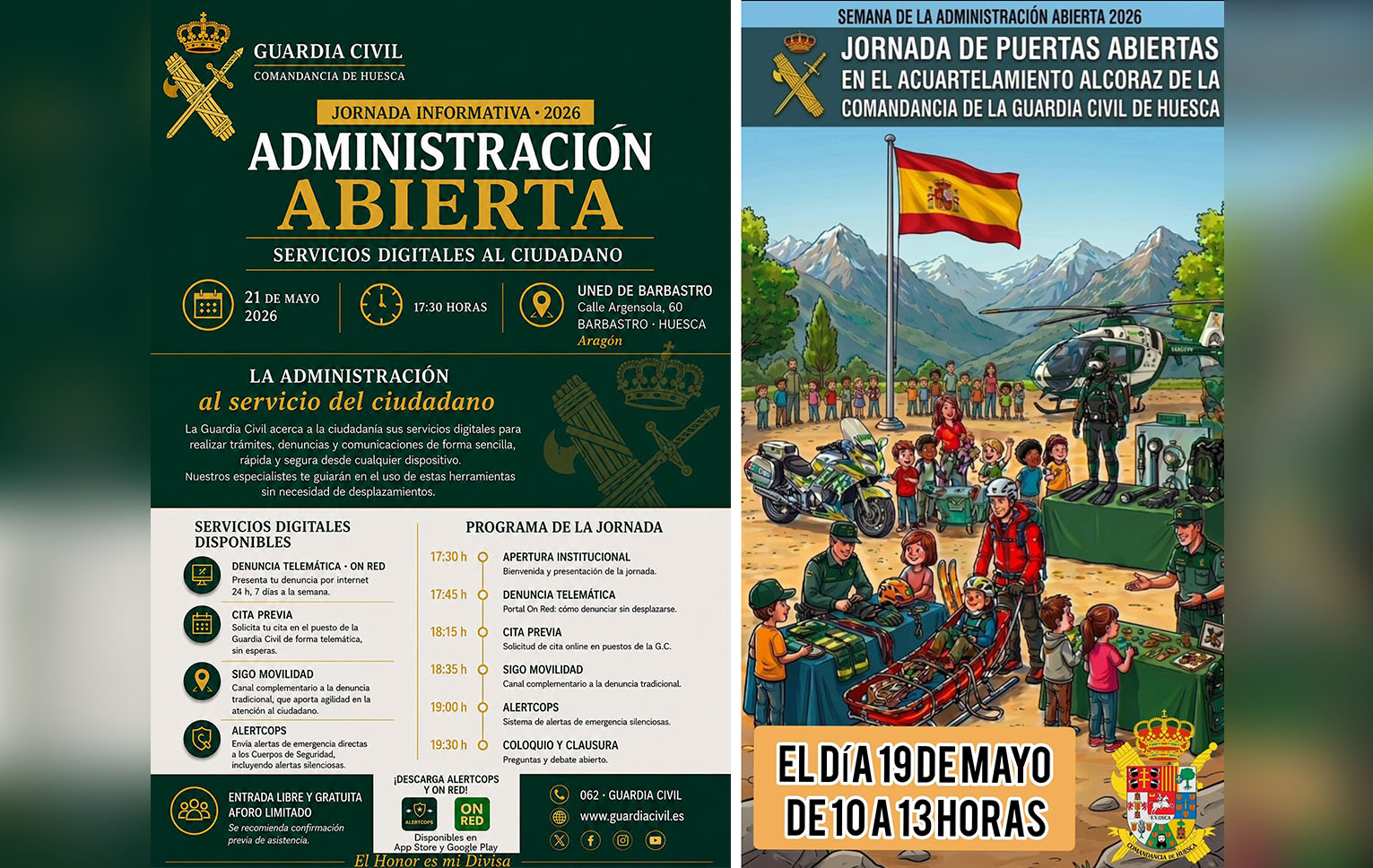 Cartel jornadas puertas abiertas