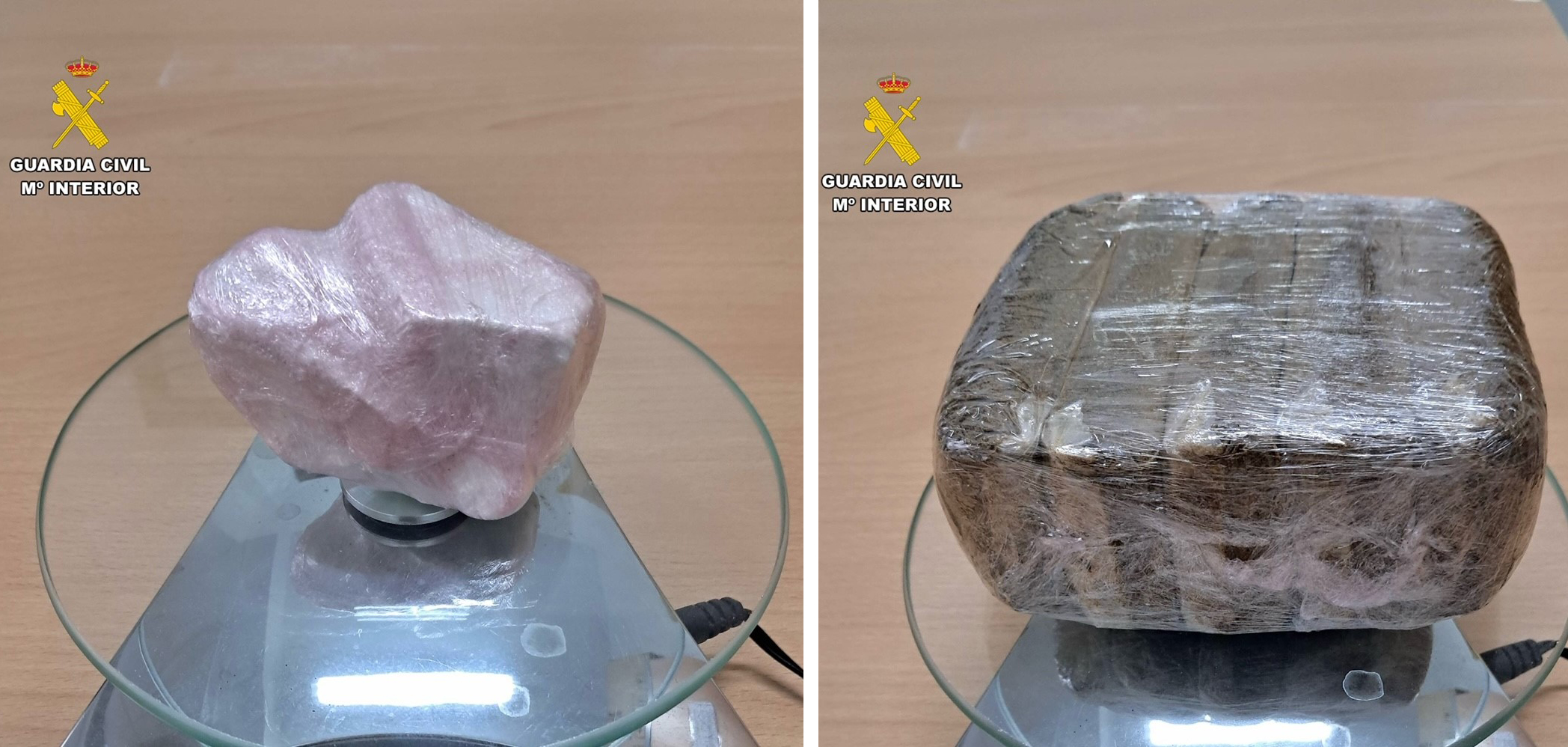 Cocaína aprehendida