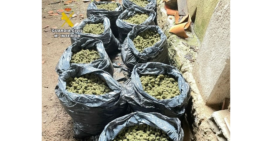 Droga aprehendida por la Guardia Civil