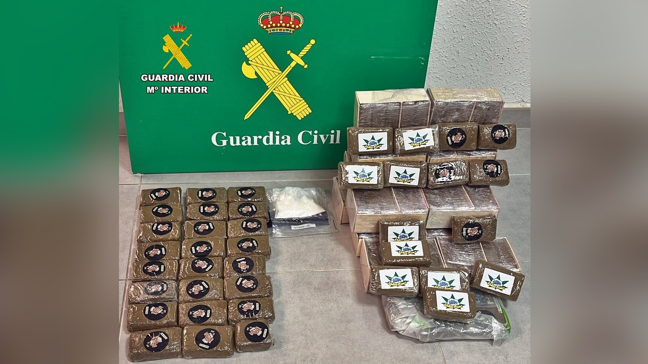Droga intervenida actuaciones Mérida 2