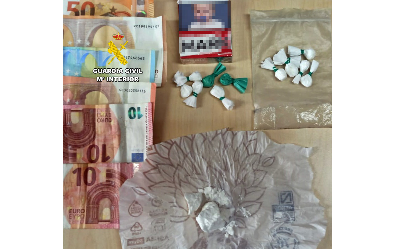 Droga y dinero intervenido