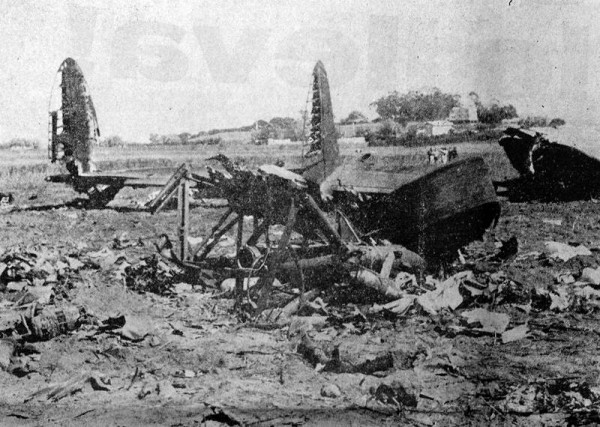 El Super Constellation de Iberia destrozado 600x427 1