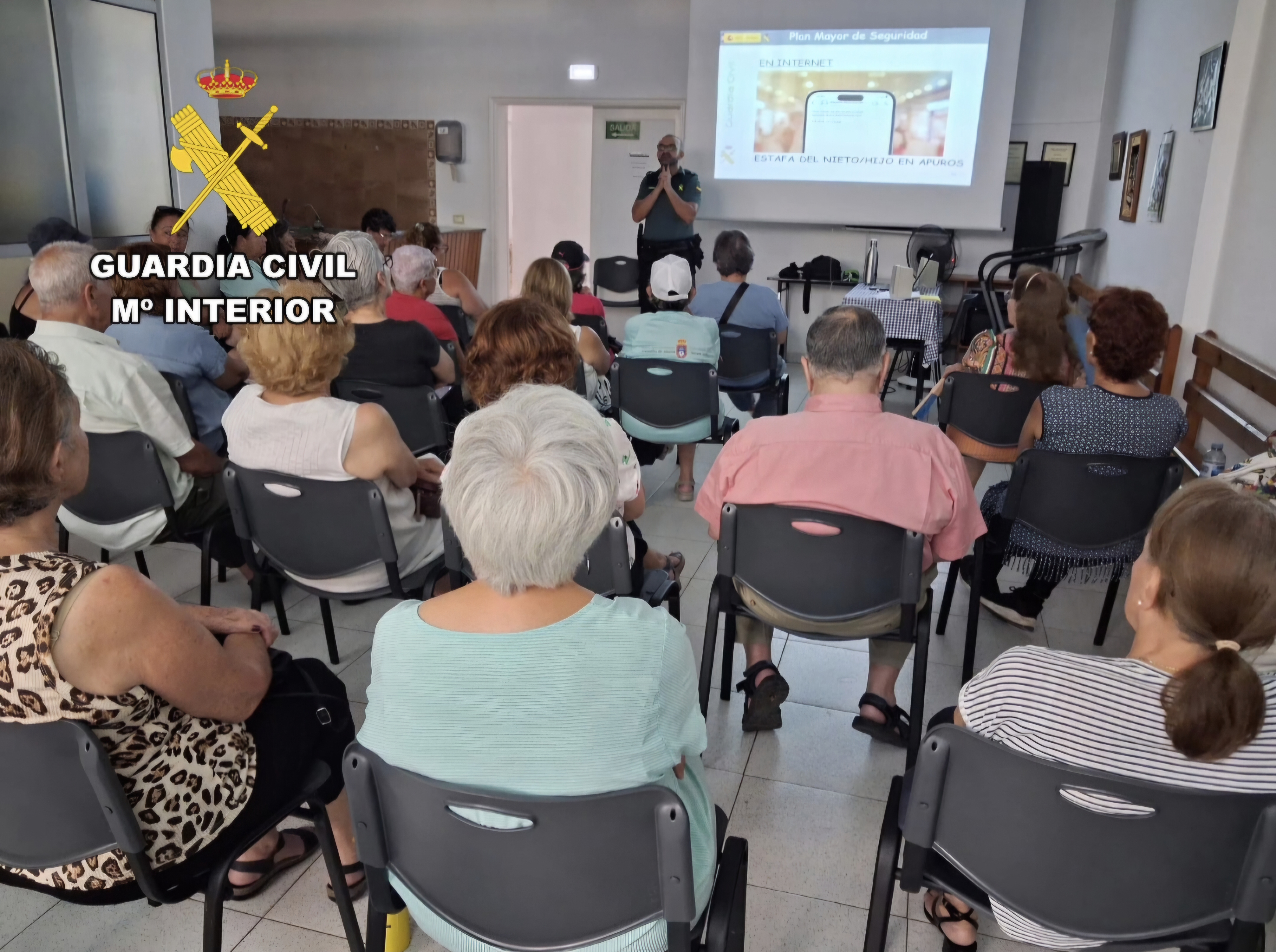 FOTO DE ARCHIVO DURANTE CHARLA DEL PLAN MAYOR DE SEGURIDAD