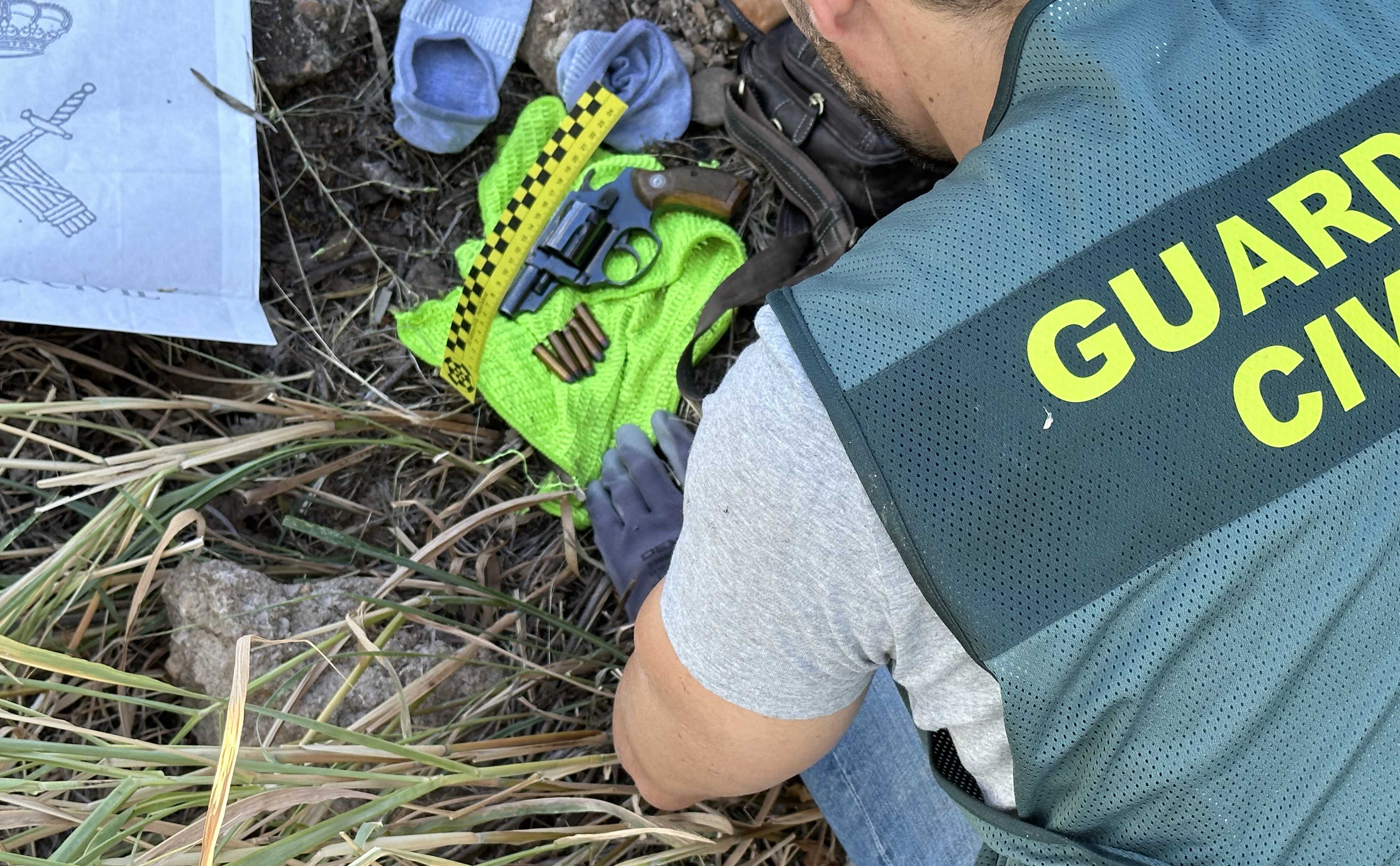 Foto revólver Operacion Bianca