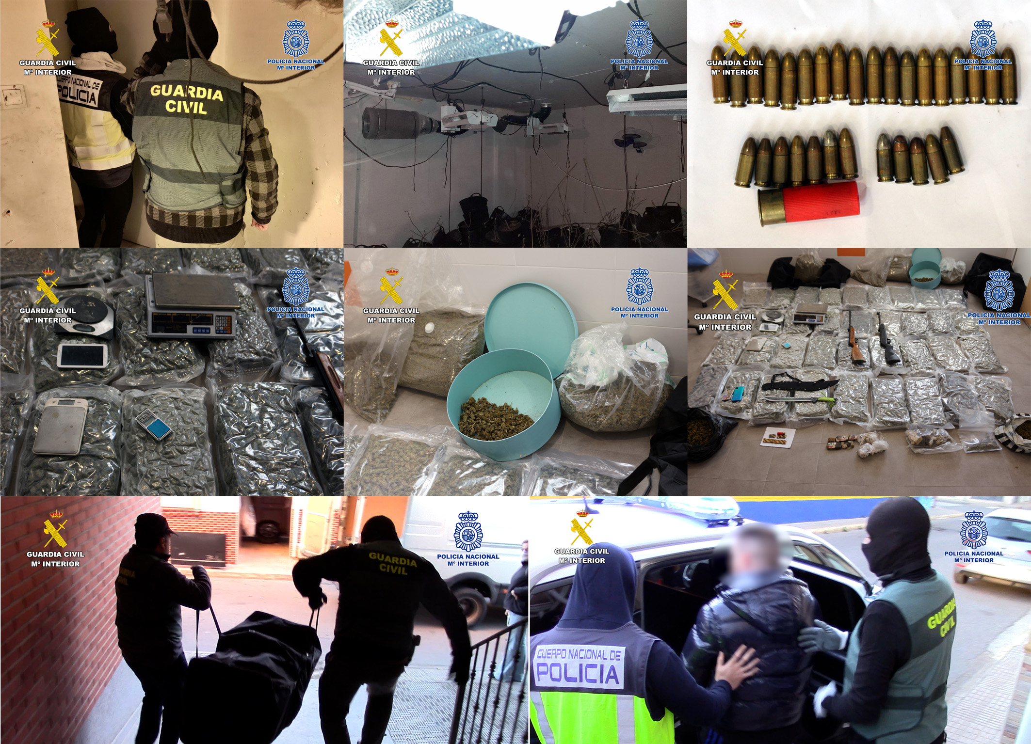 GC Y CNP OP BULOPA MOMO DROGA Y ARMAS ALGUAZAS ocho