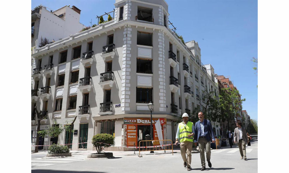 GENERAL PARDINAS MADRID DERRUMBE
