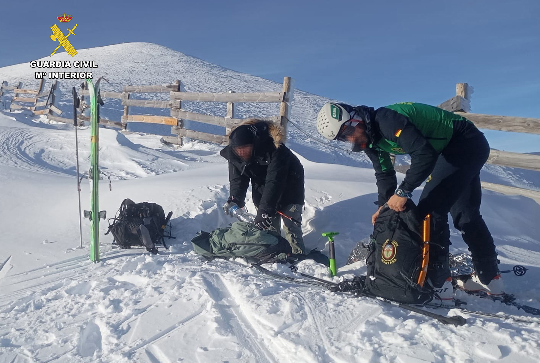 GREIM auxilio senderista Pico San Lorenzo 1