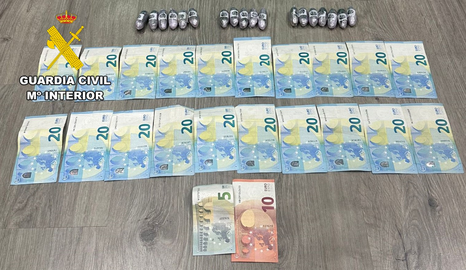 HACHÍS DINERO APREHENDIDO