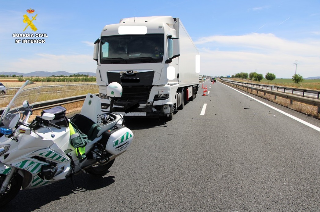 IMAGEN camion moto trafico 1