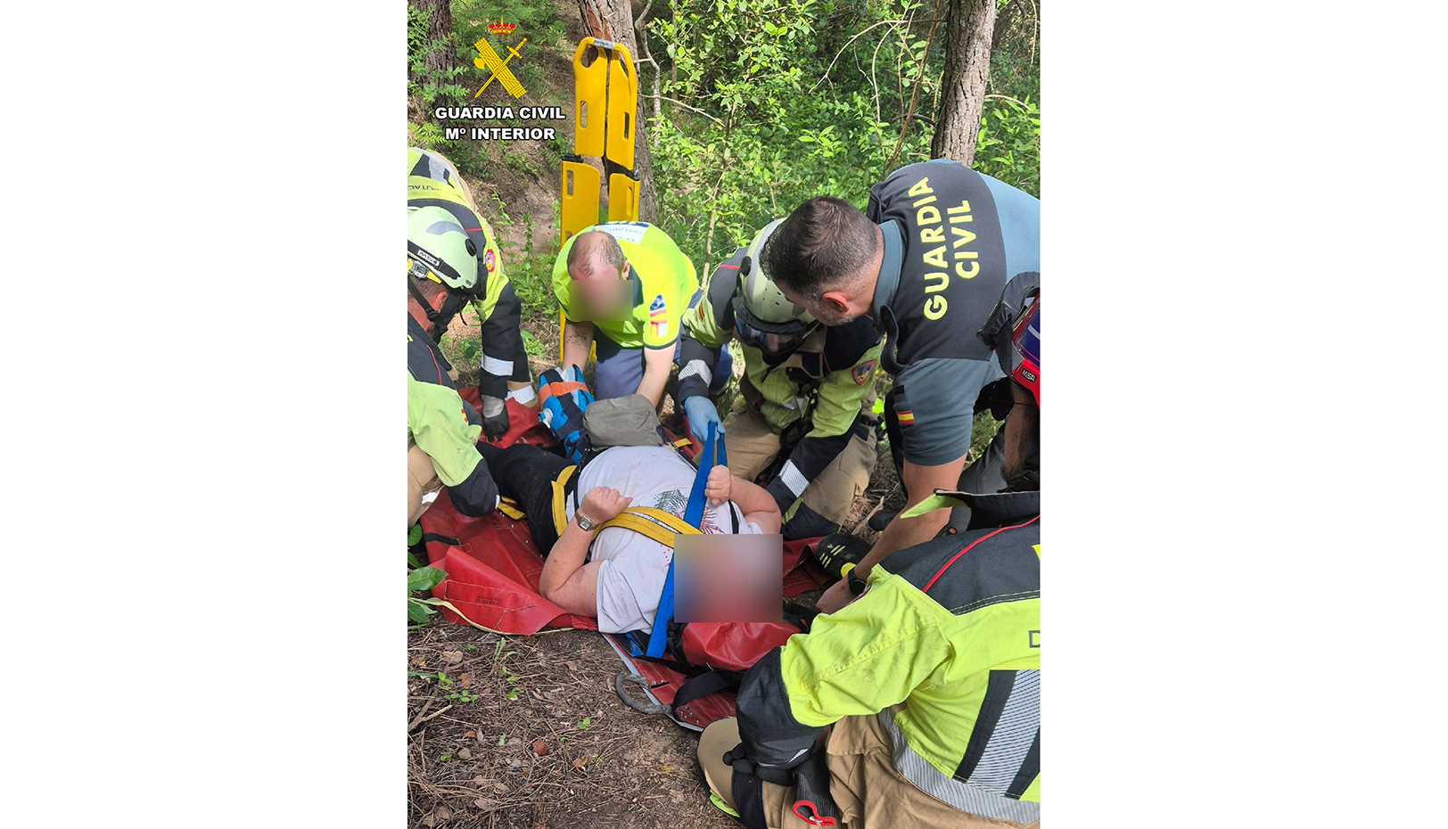 Imagen PRENSA rescate senderista