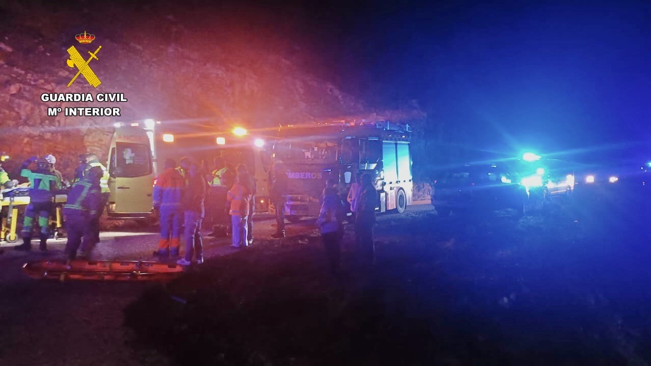 Imagen rescate accidente trafico