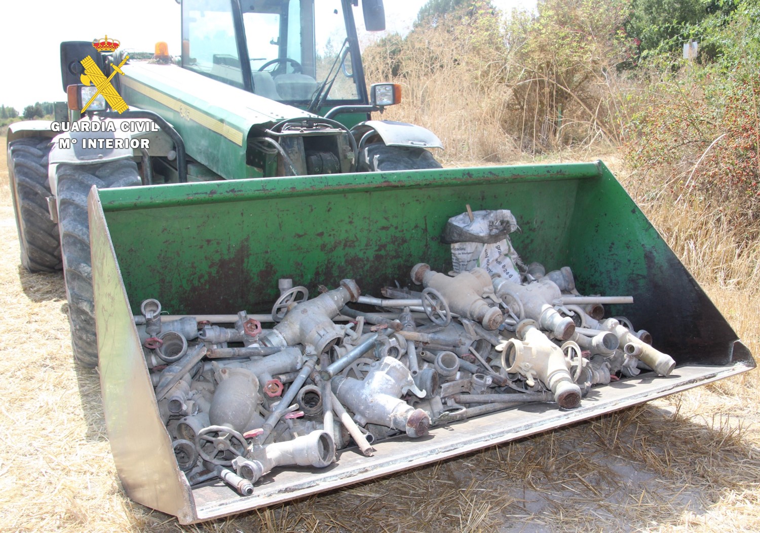 Imagen robos campo tubos regadio3