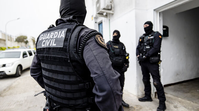 Imagenes intervecion Guardia Civil Barbate