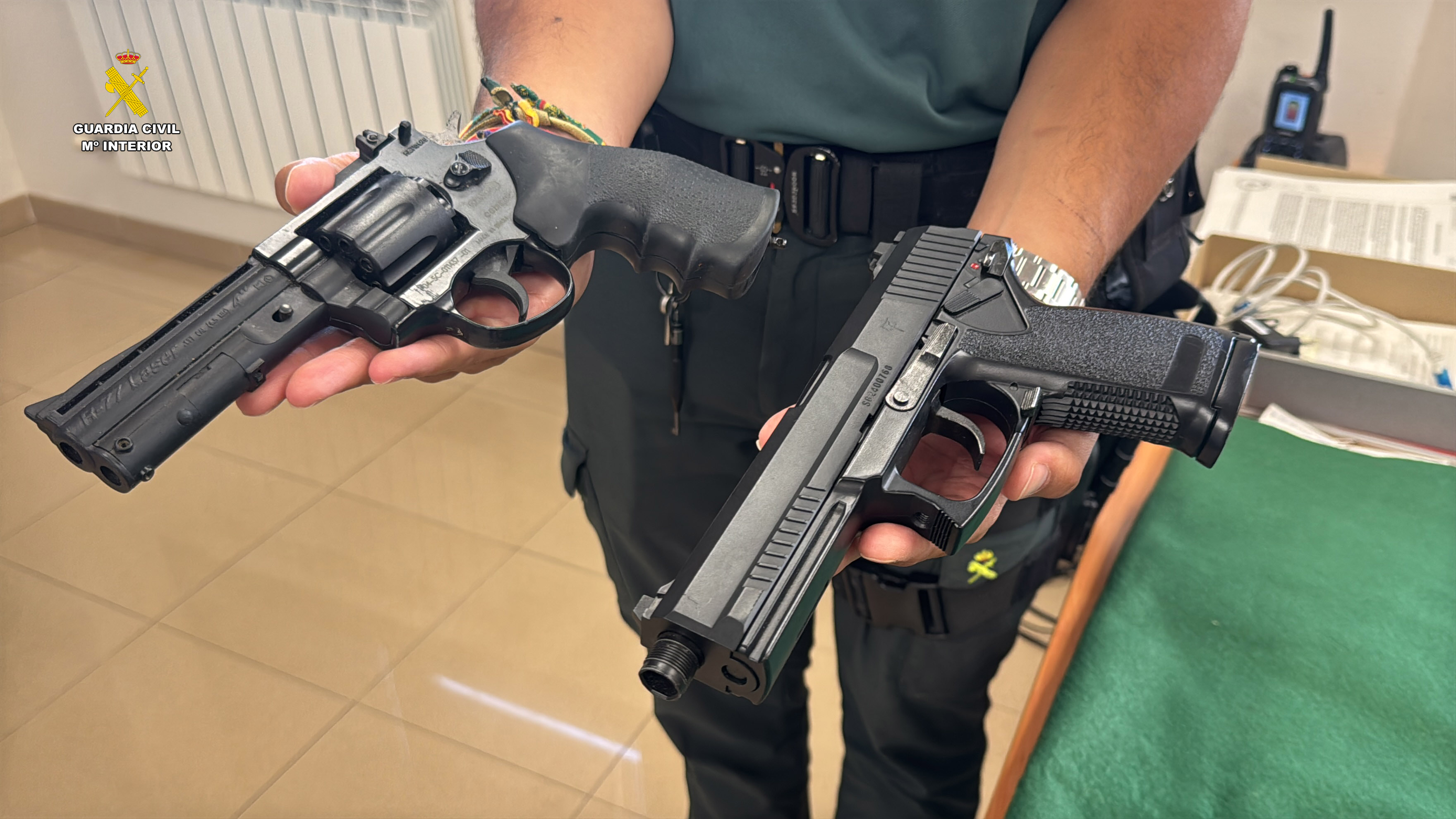 Incautación armas a delincuente 3