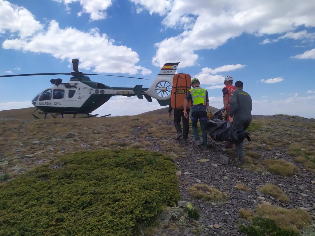 Momento rescate fallecido