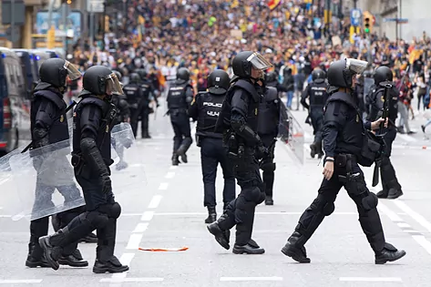 POLICIAS NACIONALES EN CATALUÑA