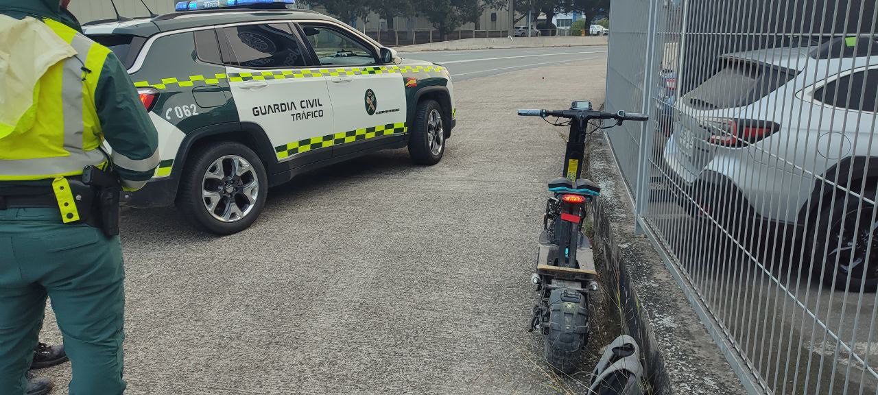 Patinete moto trafico