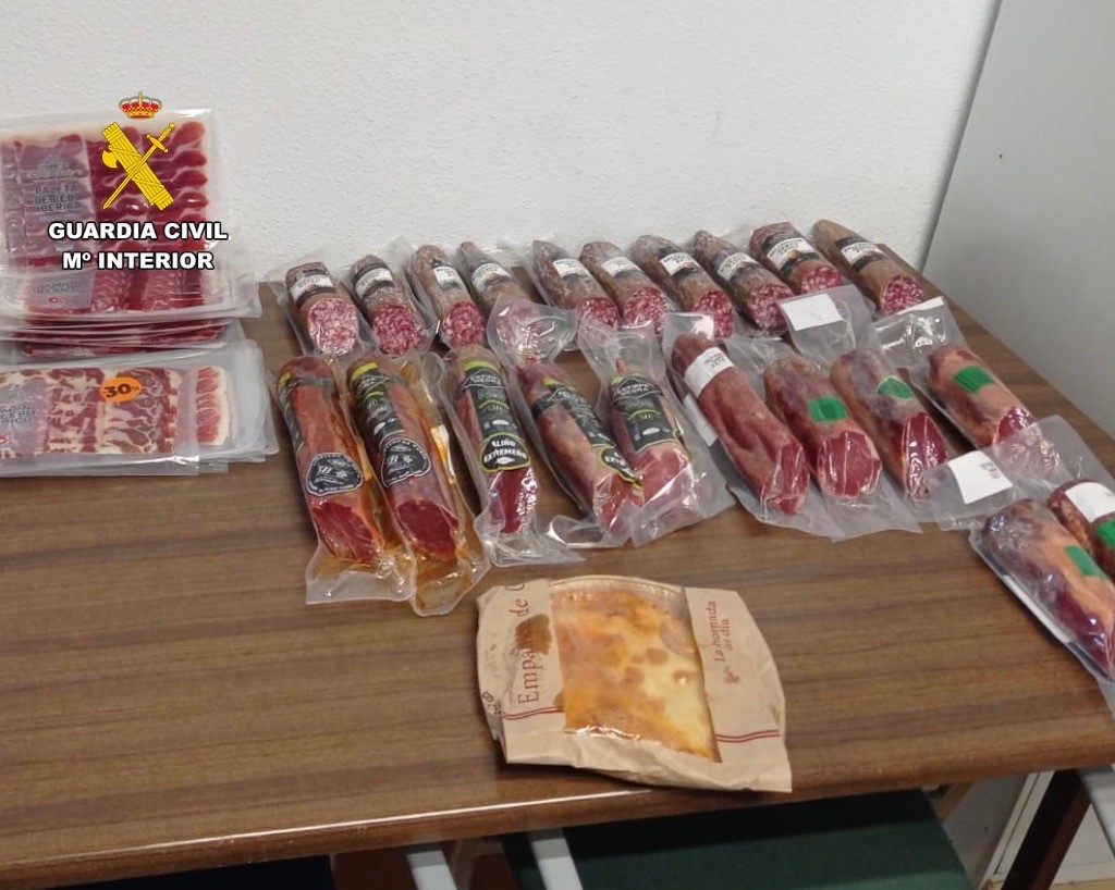 Productos sustraídos y recuperados