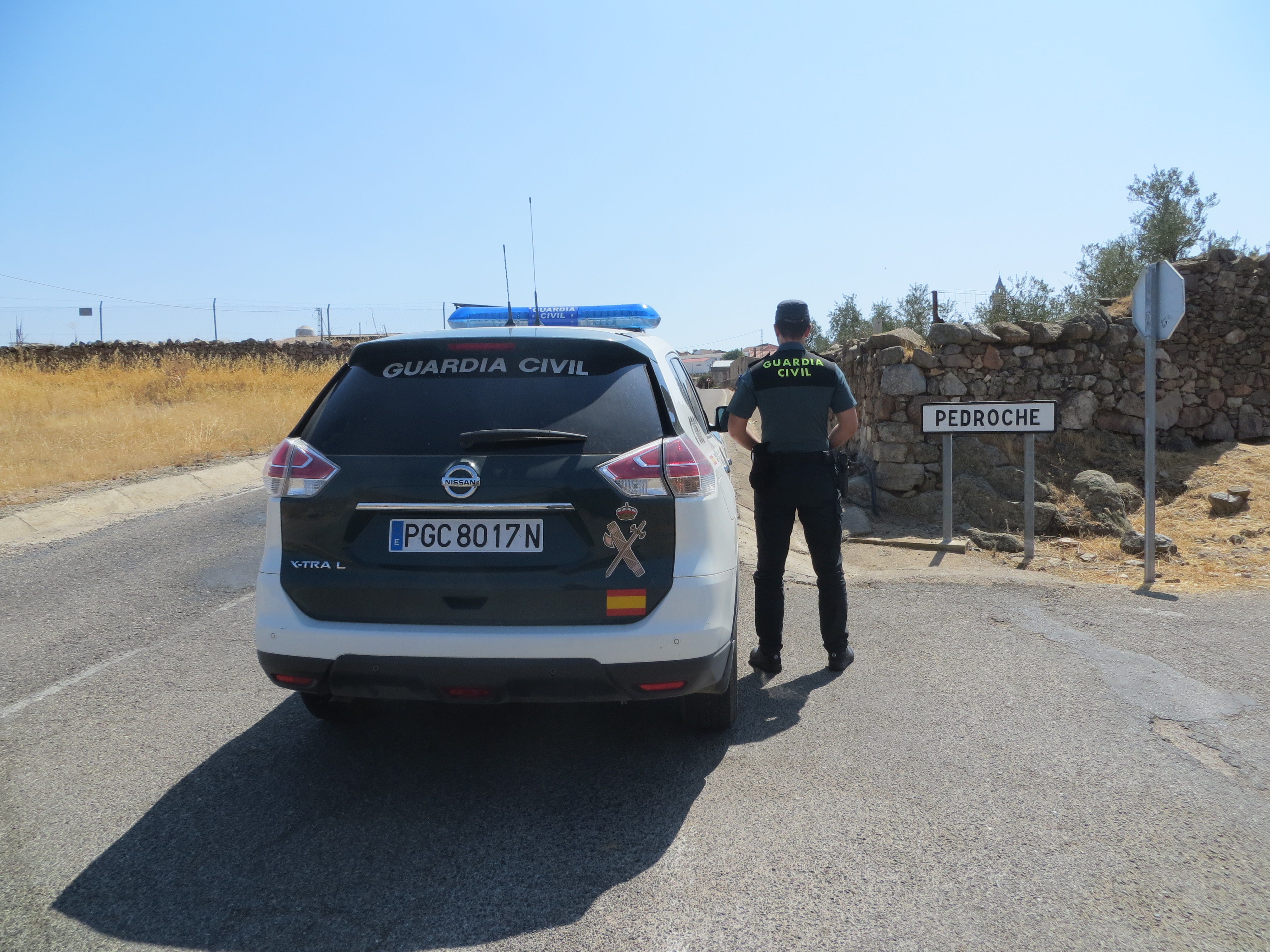 Puesto de Pozoblanco Seguridad Ciudadana en Pedroche