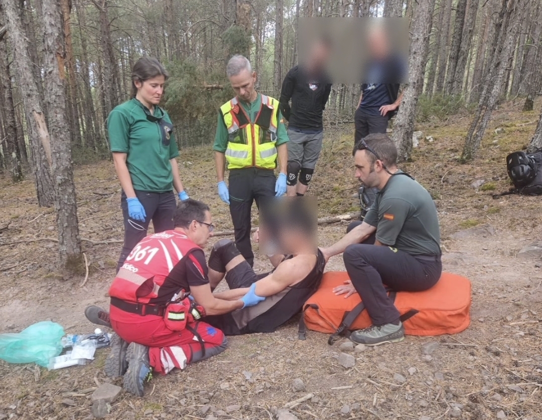 Rescate ciclista. 25 julio