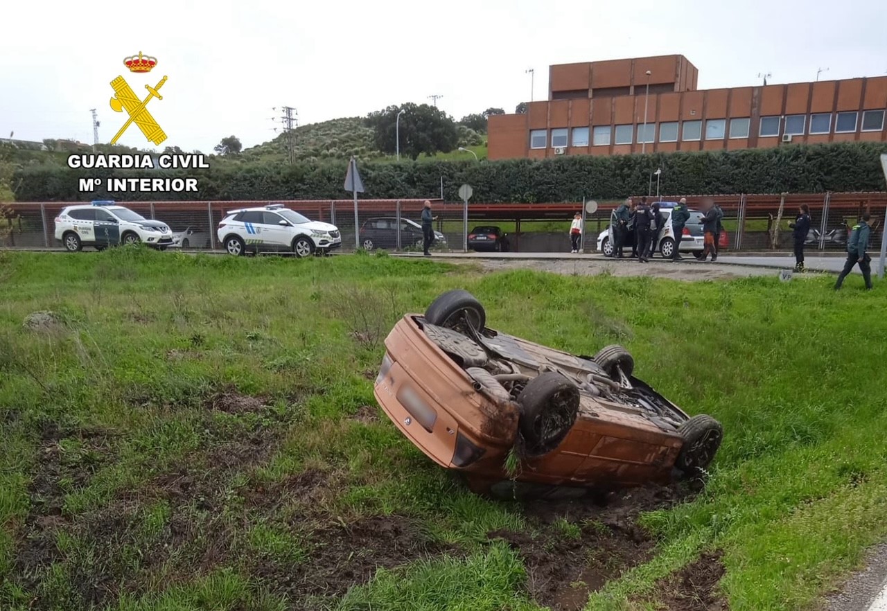 Situacion final en la que quedo el vehiculo implicado en los hechos