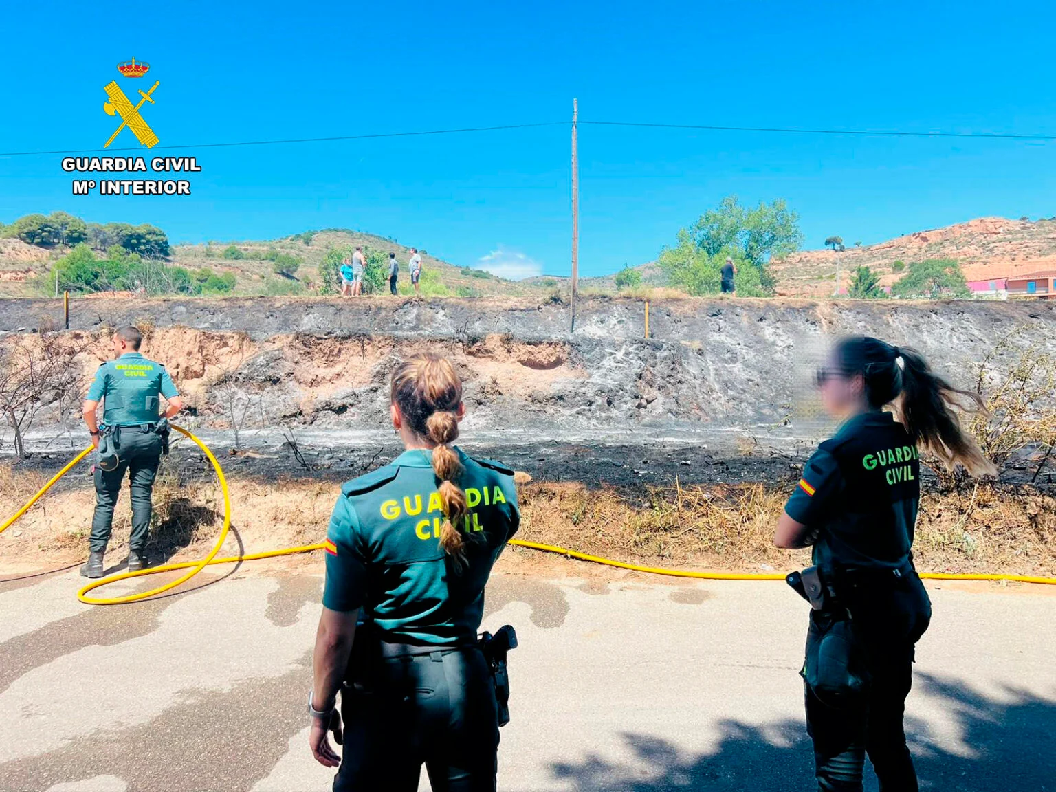 arnedo rescate incendio guardia civil