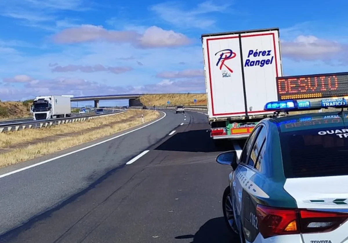 auxilio carretera trafico camion averiado Salamanca