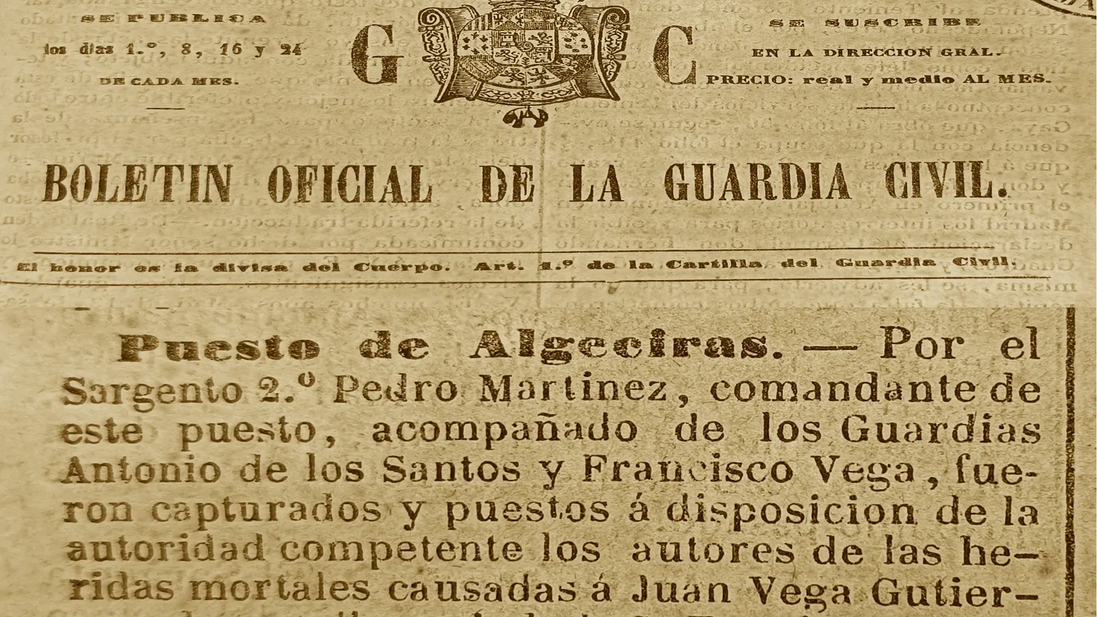 boletin 1859 guardia civil