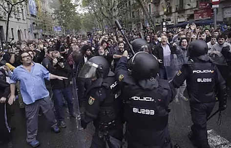 cargas policiales cataluña