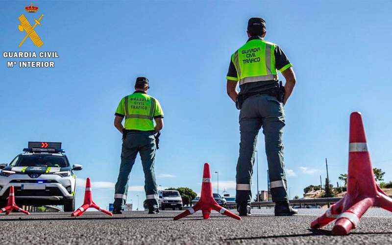 control guardia civil tráfico 