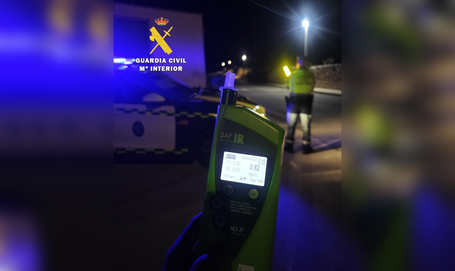 control alcoholemia guardia civil recurso burgos