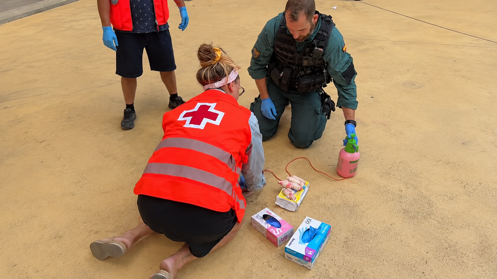 cruz roja guardia civil