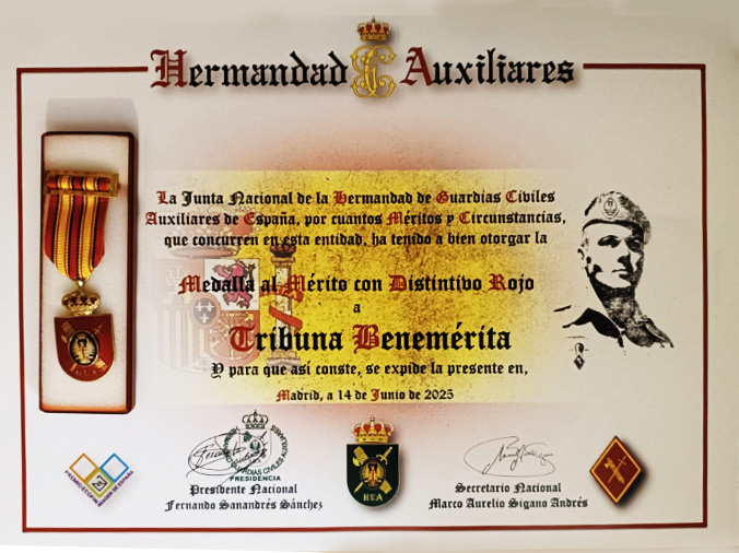 diploma medalla tribuna