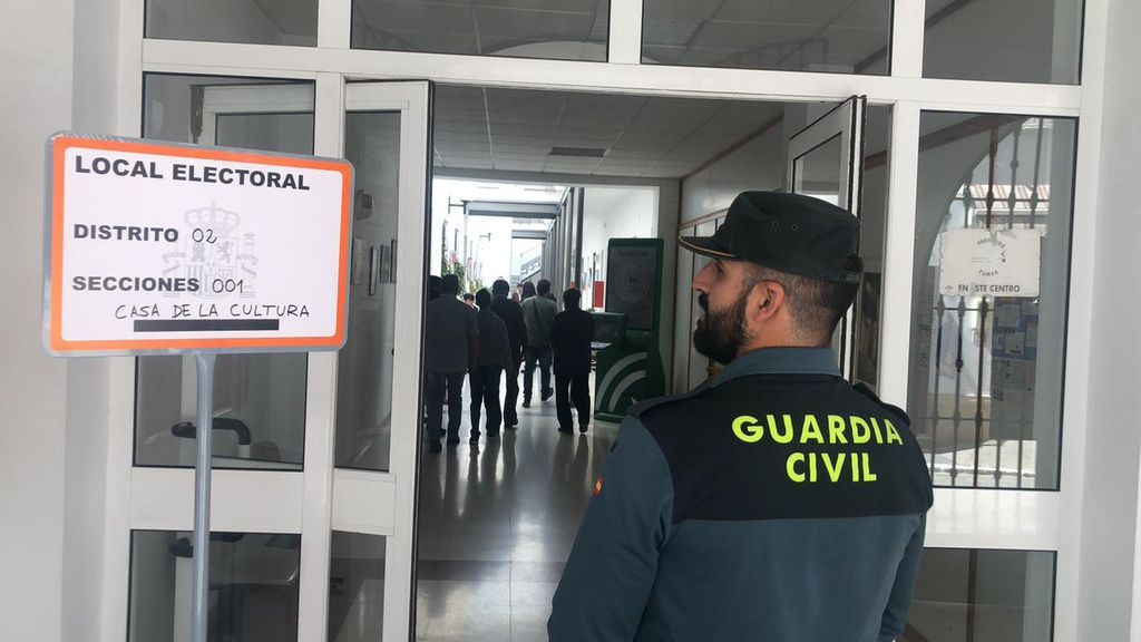 dispositivo guardia civil elecciones