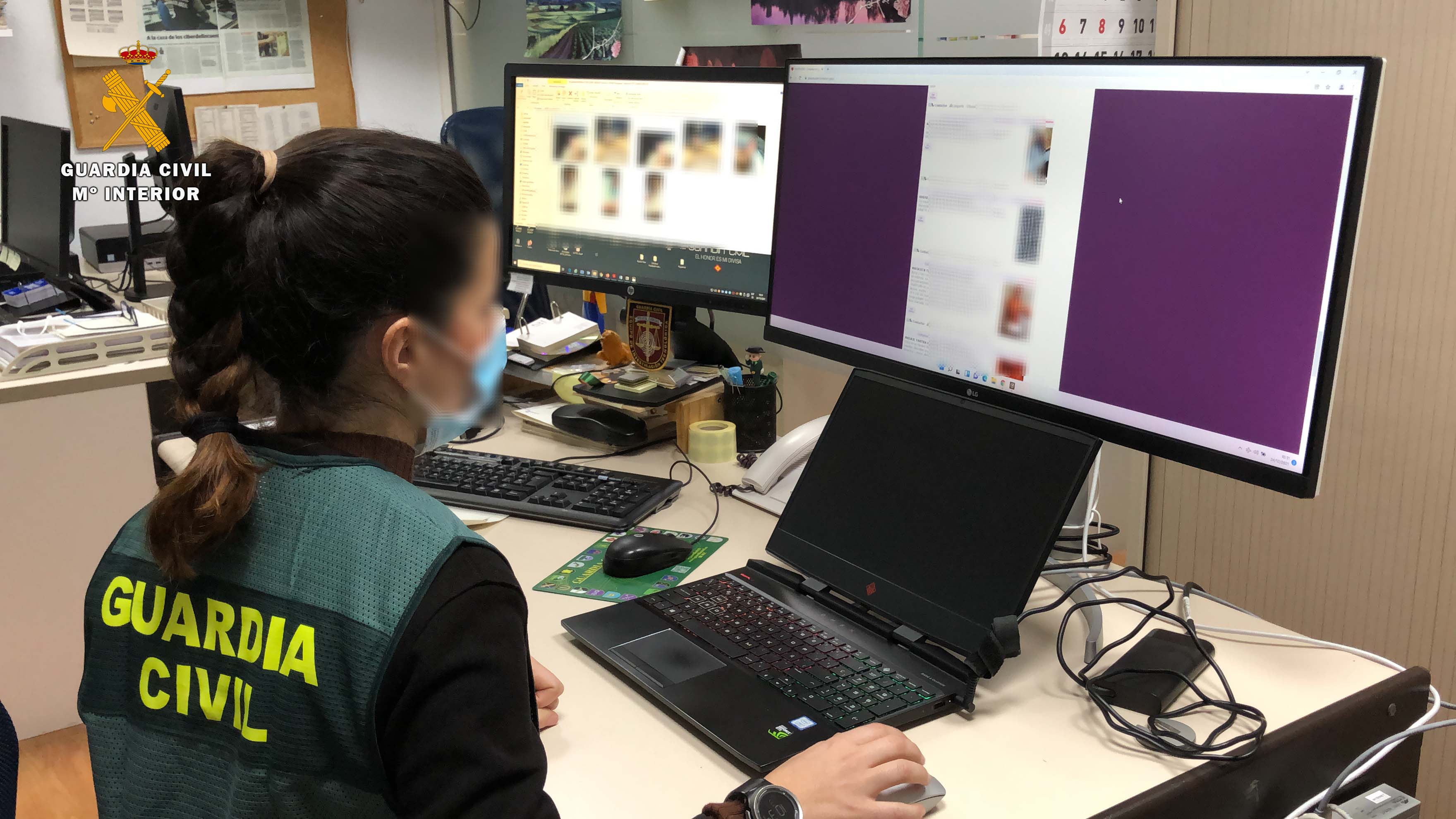 distribución de pornografía infantil ordenador la rioja