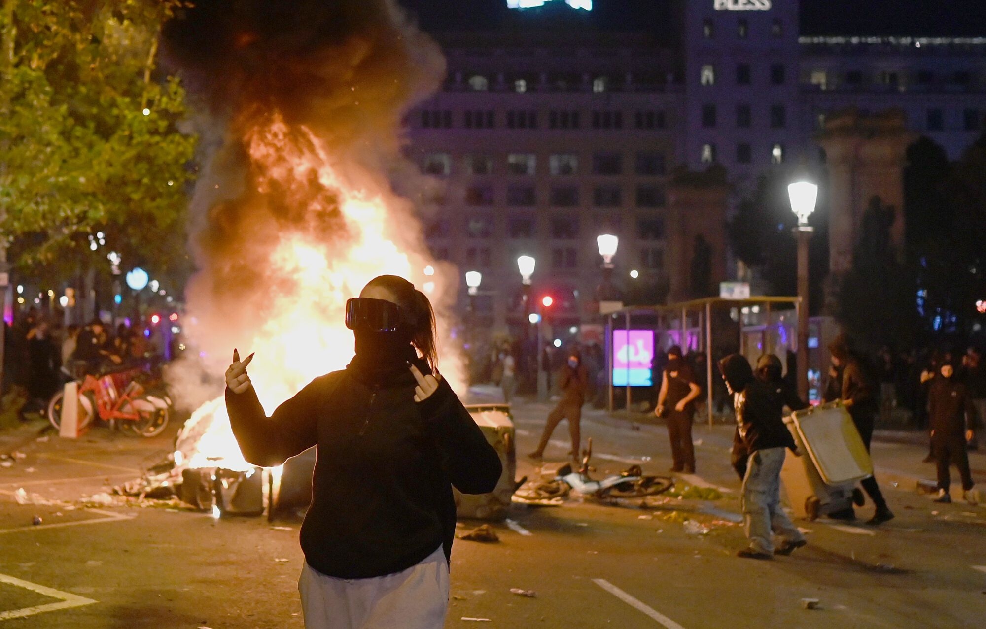 disturbios barcelona blocus 2