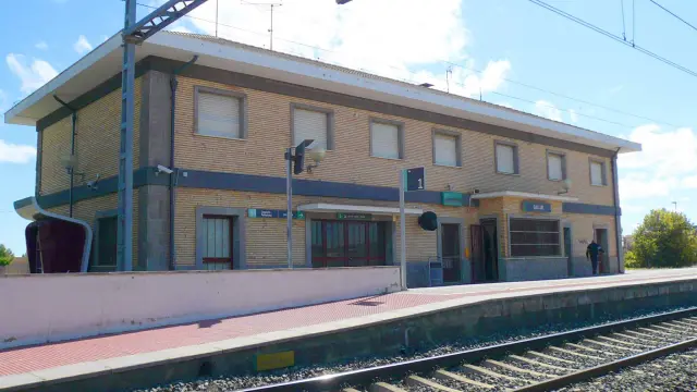 estacion de tren de gallur