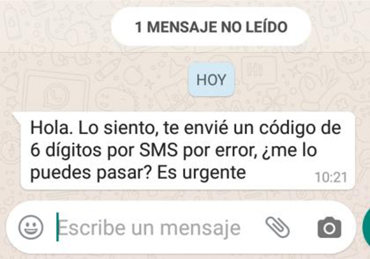 estafa whatsapp