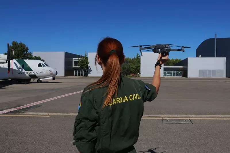 foto dron guardia civil