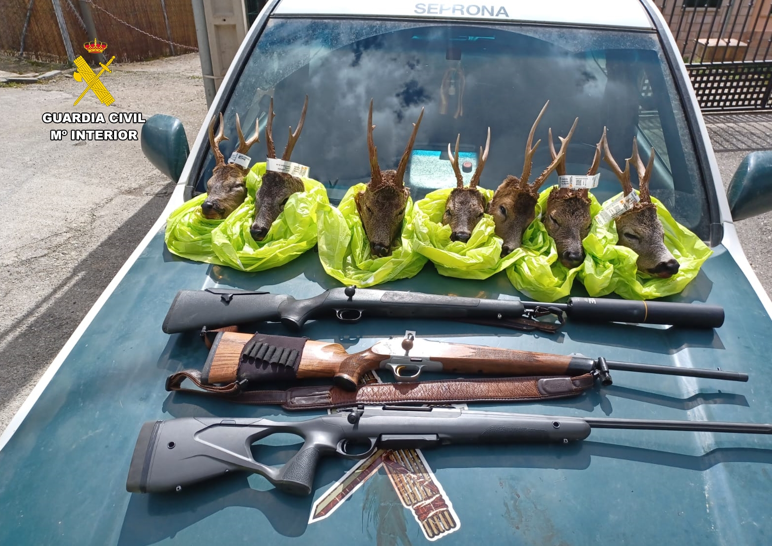 foto cazadores furtivos huesca