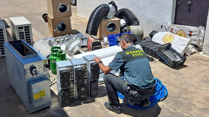 granja de criptomonedas